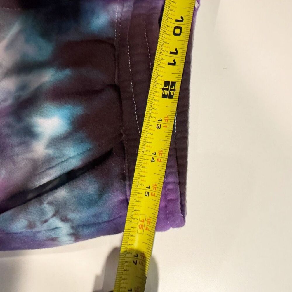 Tipsy Tie Dye Galaxy Tie-Dye Jogger Sweatpants Purple Teal Cotton Size M - Picture 6 of 8